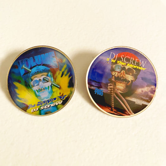 DJ Screw - All Screwed Up Hat-Pin Set (2)